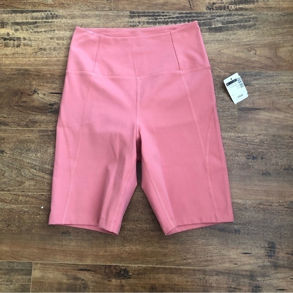** NWT** Girlfriend Collective High-Rise Bike Short Primrose S - Picture 5 of 7